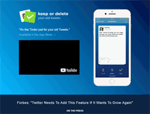 Tablet Screenshot of keepordelete.com
